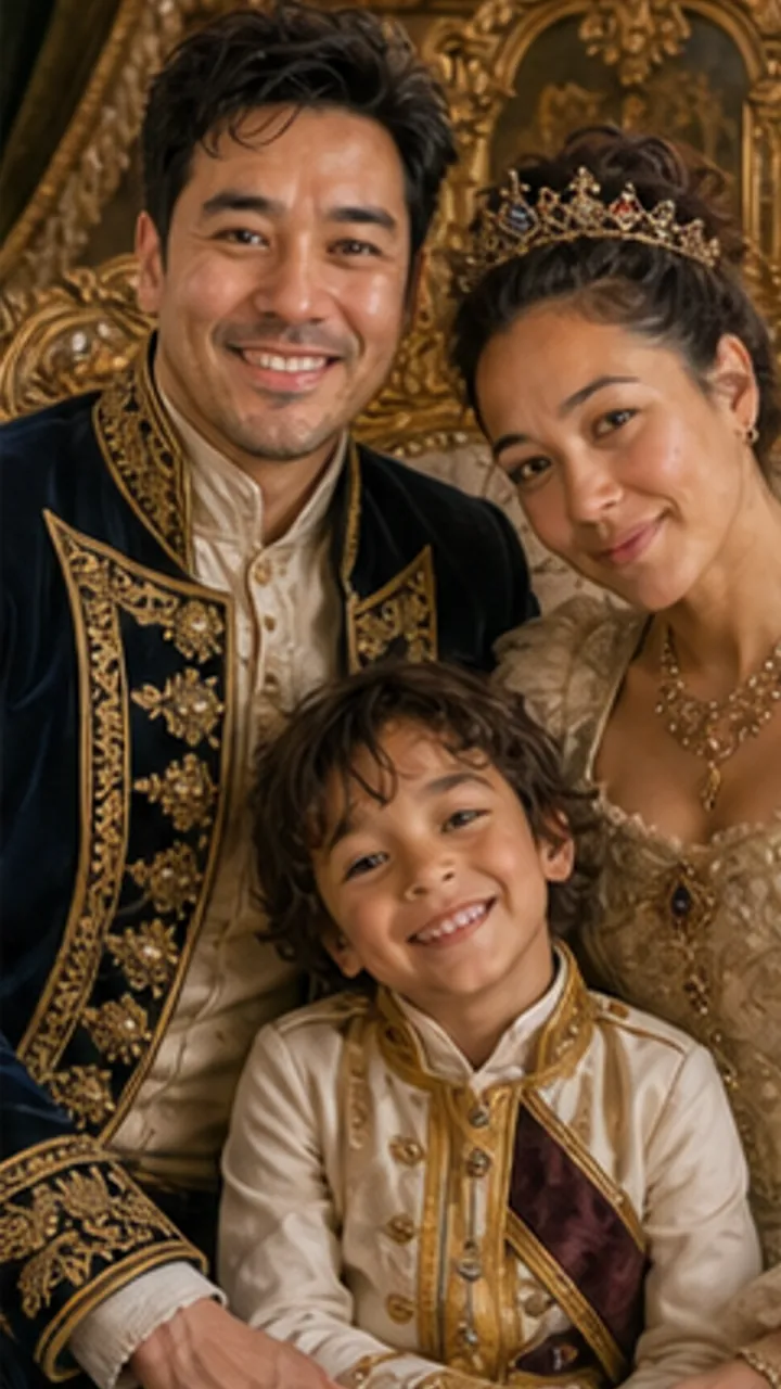 Royal Family Portrait made from the selfie uploads