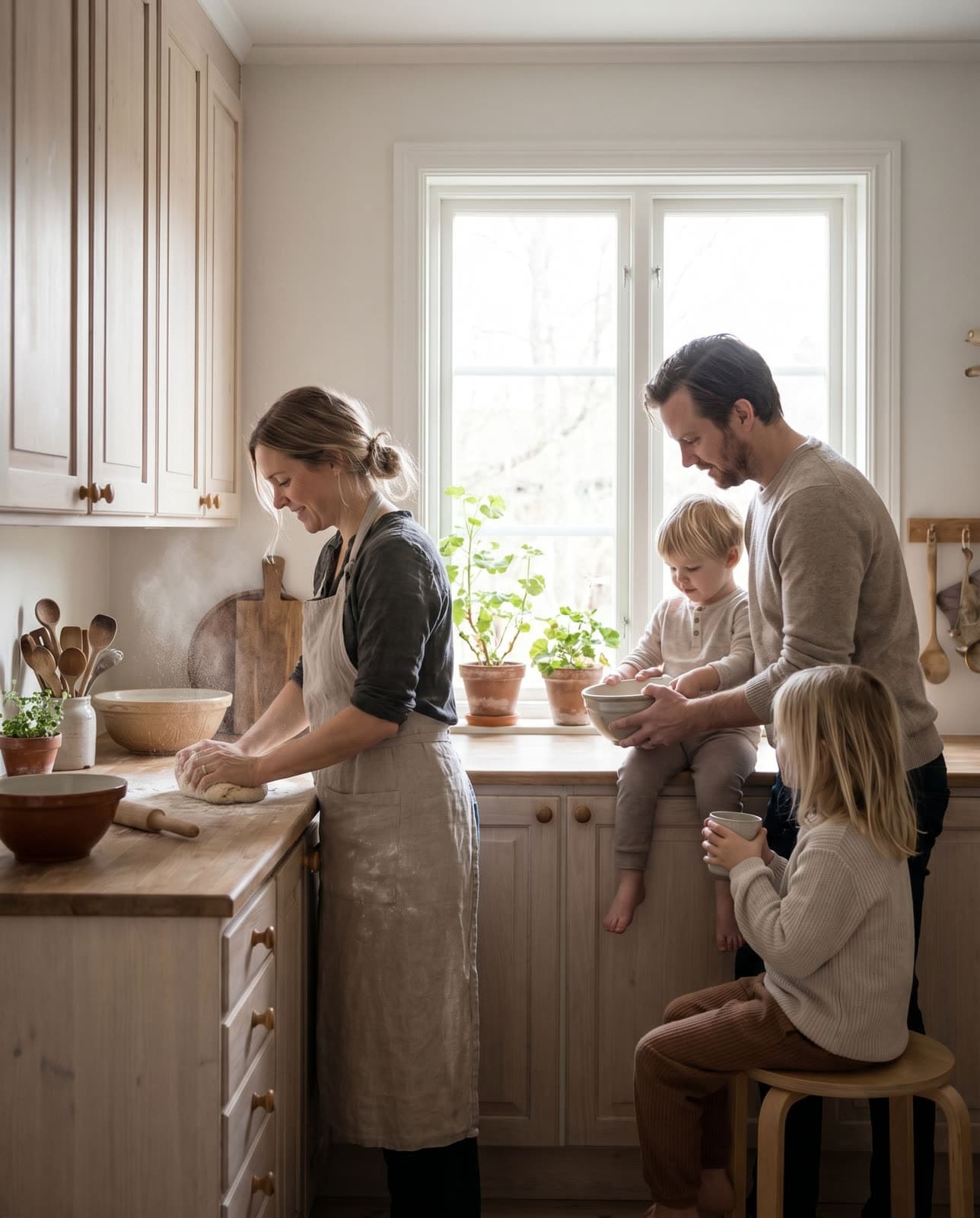 Kinfolk Kitchen family portrait example