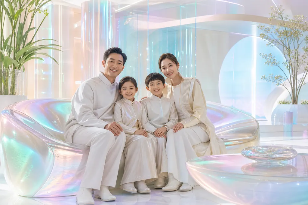 Sunlit Future family portrait example